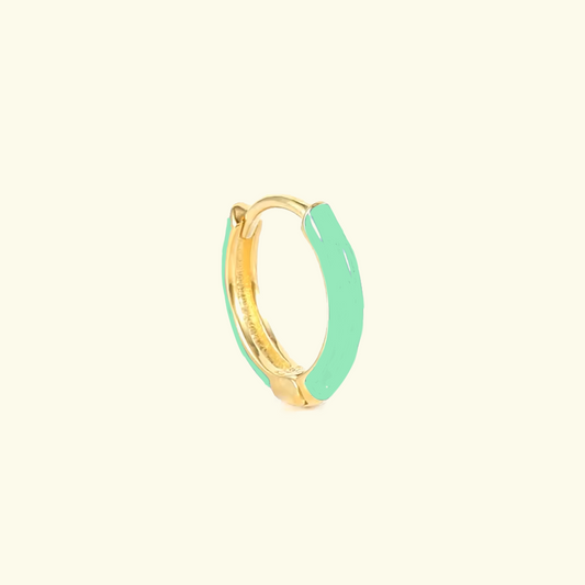 MINT GREEN ENAMEL HOOP